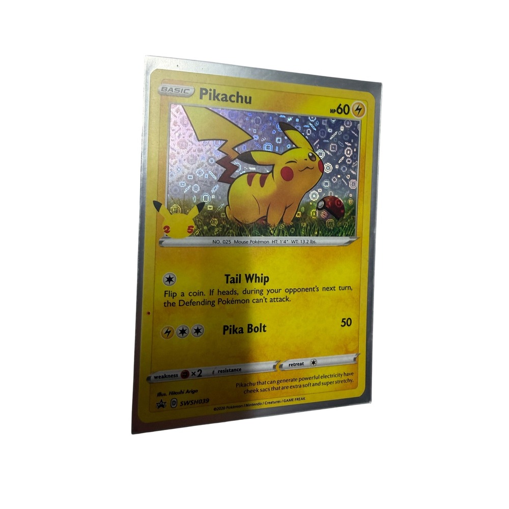 Pokemon Pikachu SWSH039 Black Star Promo 25th Anniversary General Mills Holo